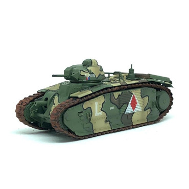 MINIATURA TANQUE DE GUERRA FRANCÊS CHAR B1 MAIO 1940 1/72 EASY MODEL ESY ML-36159